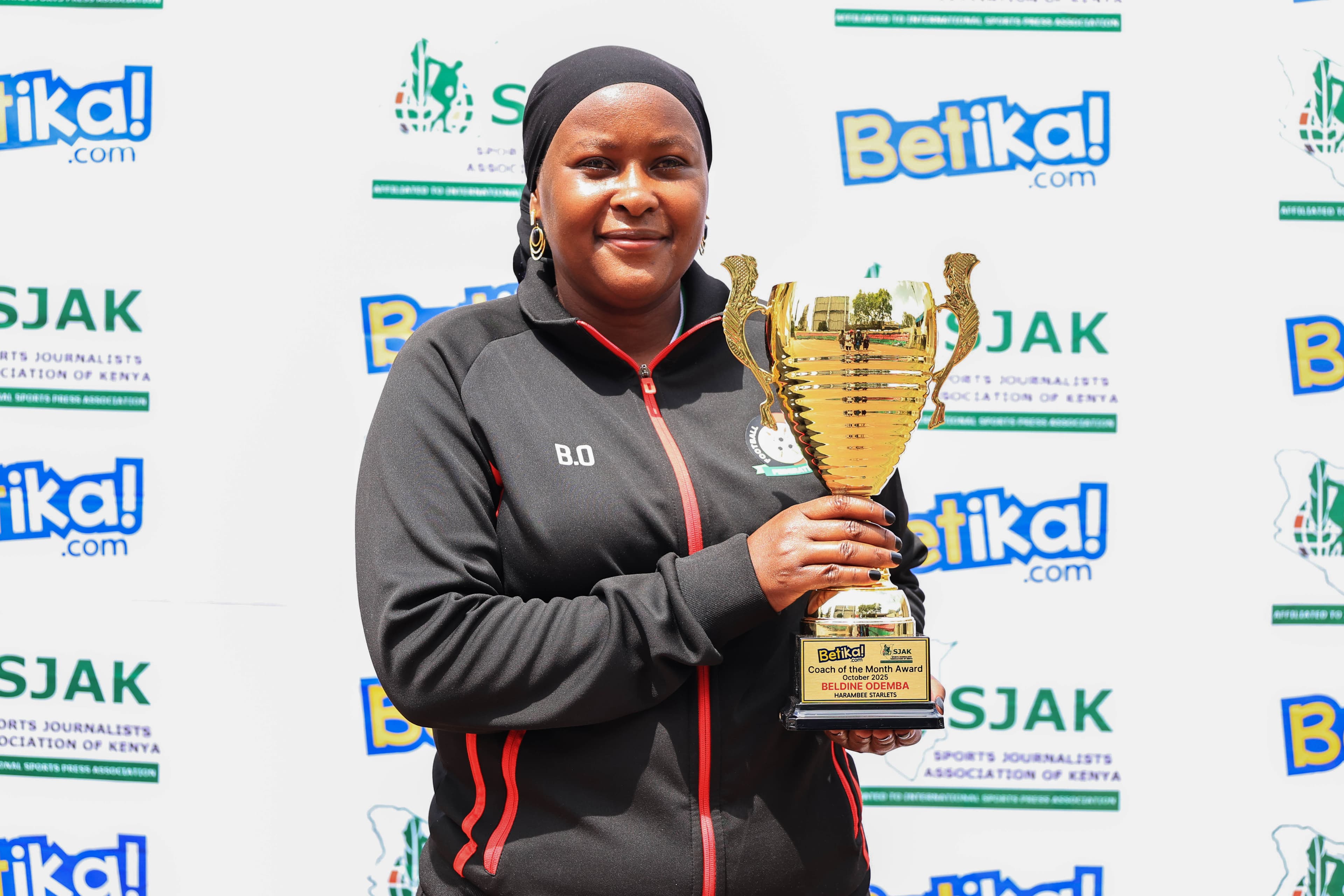 Starlets Tactician Beldine Odemba Named October's Betika/sjak Coach of the Month