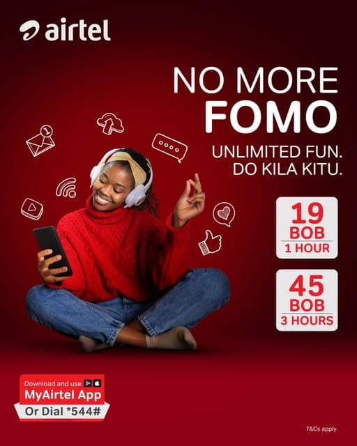 Airtel Kenya Unveils “unlimited Fun” Data Plans Providing Non-stop Connectivity This Festive Season