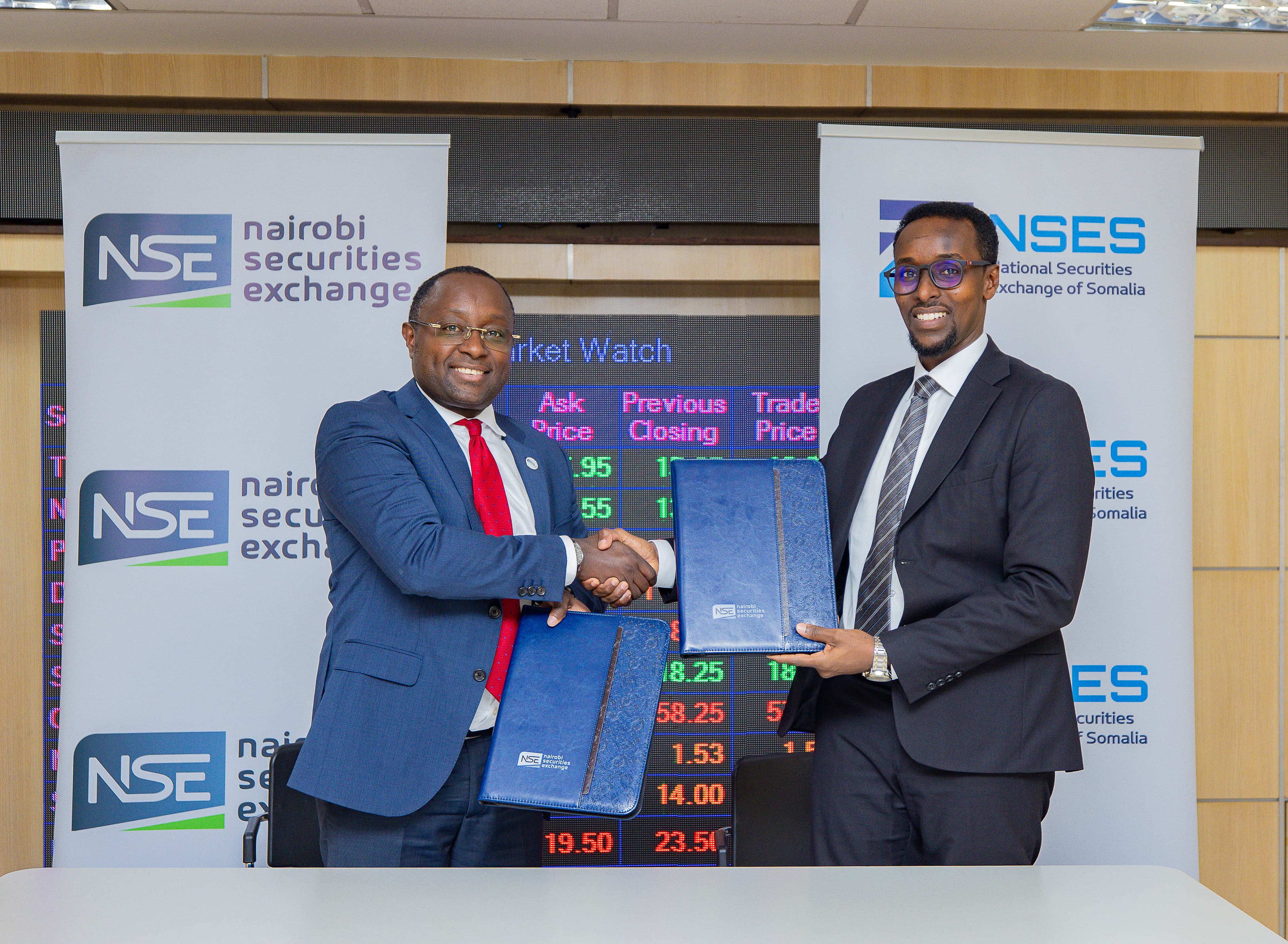 Nairobi Securities Exchange and National Securities Exchange of Somalia Sign Mou to Advance Cross-border Investment and Financial Integration