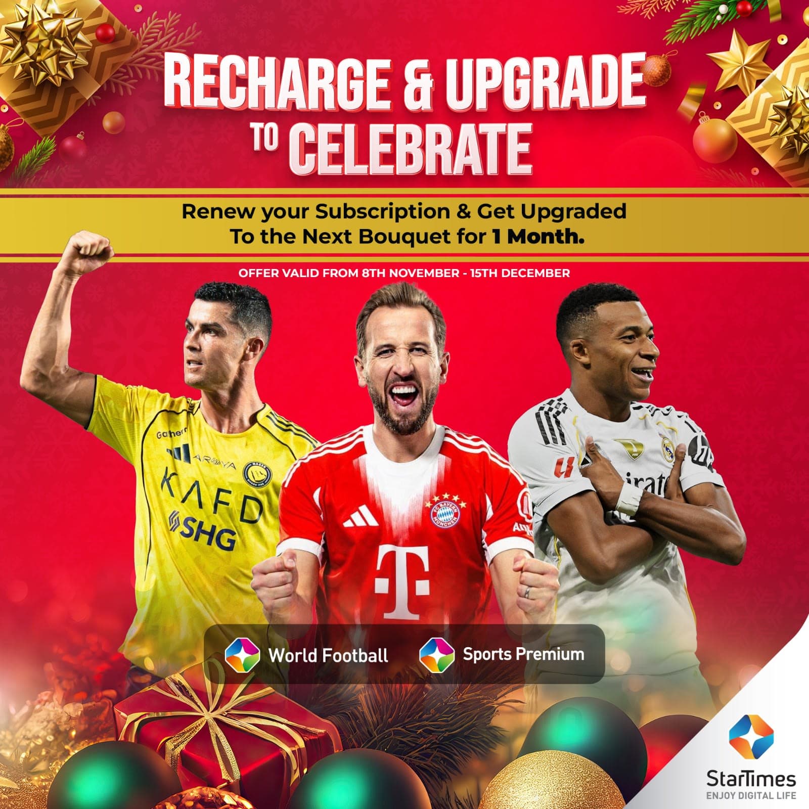 Startimes Unveils Blockbuster Festive Football Schedule