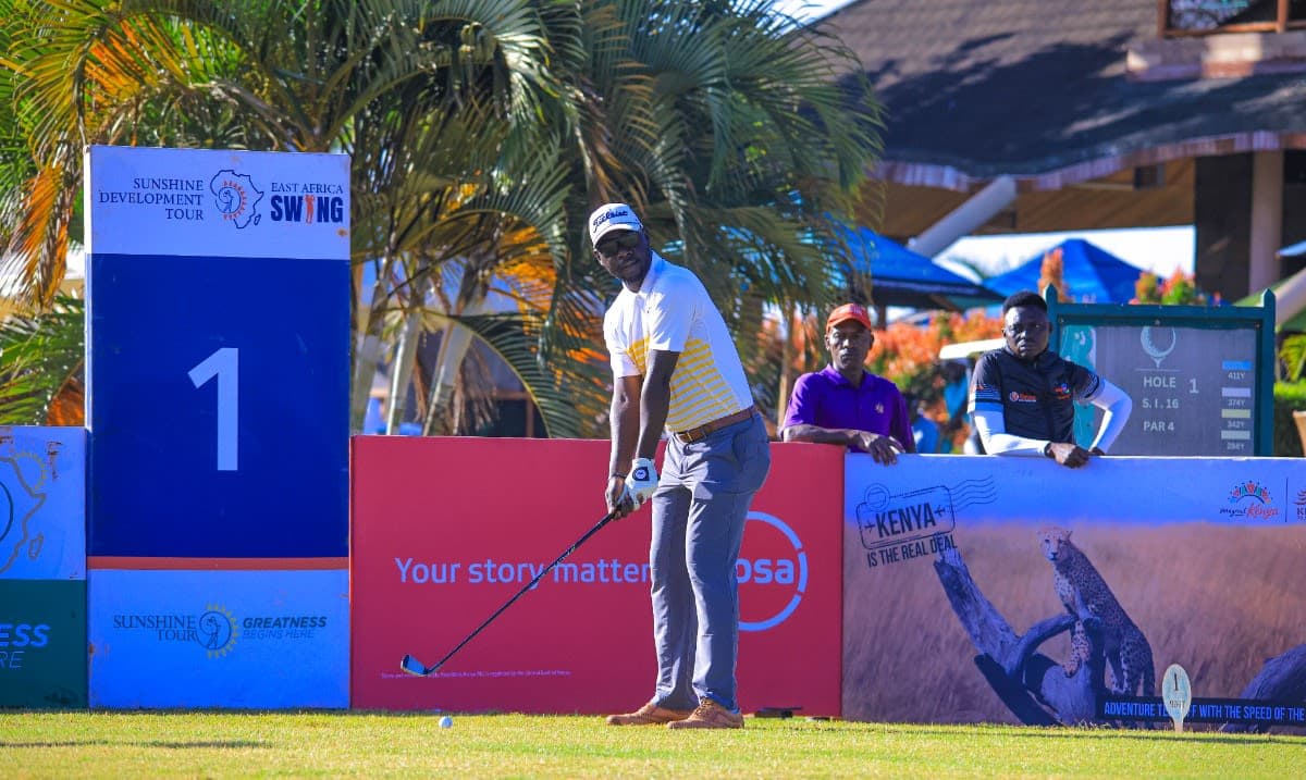 Kenya’s Mutahi Kibugu , Uganda’s Willy Dues Share Sunshine Development Tour Absa Invitational Lead Ahead of Final Round