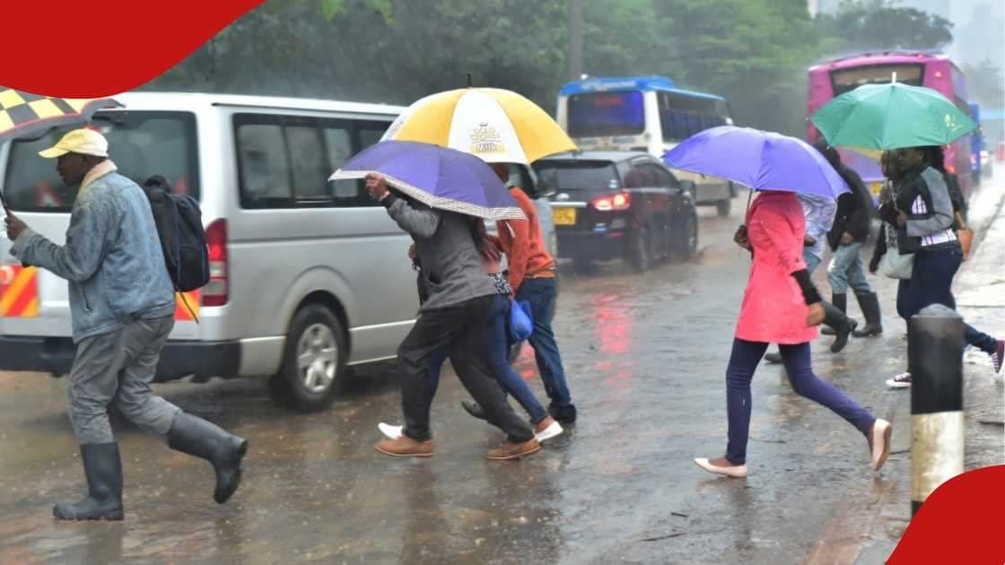 Rainfall to continue in Nairobi and 4 other regions, ays Weatherman