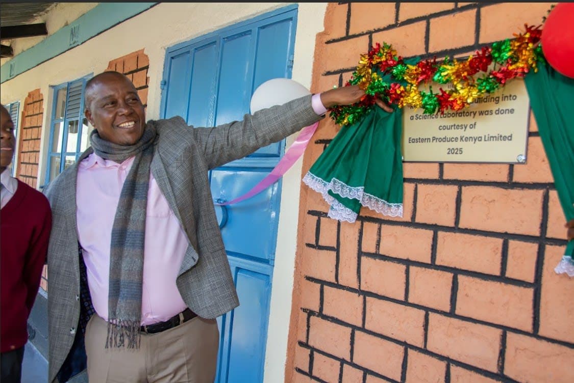Eastern Produce Kenya Delivers 8 Fully Equipped Science Labs in Nandi