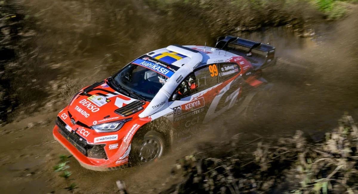 Solberg Leads 2026 WRC Safari Rally Toyota podium sweep on Day One