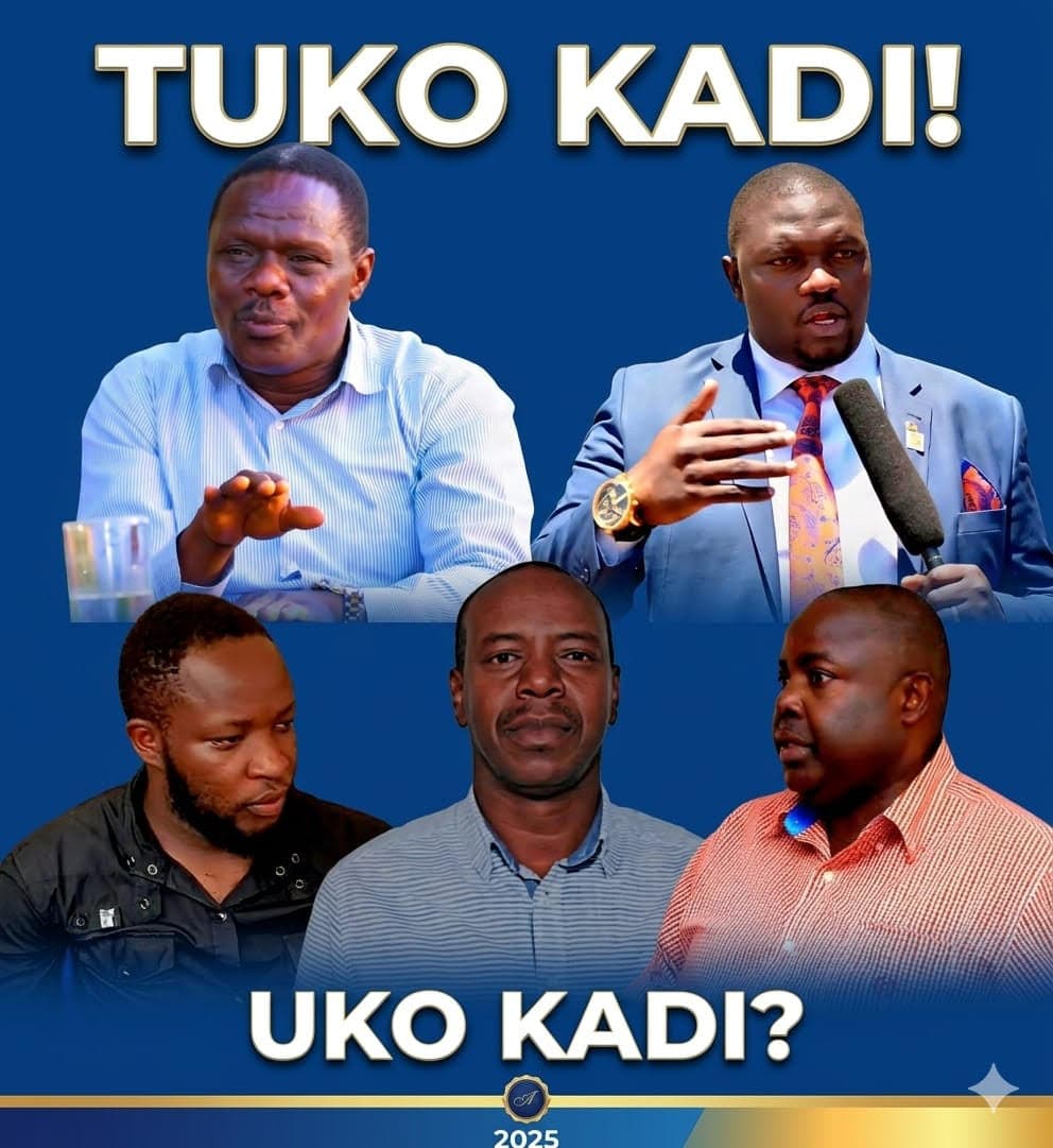 Aladwa, Odalo, Stazo, Itenya and Sony join Nairobi's Niko Kadi wave, urge Gen Z, millenials to register en masse