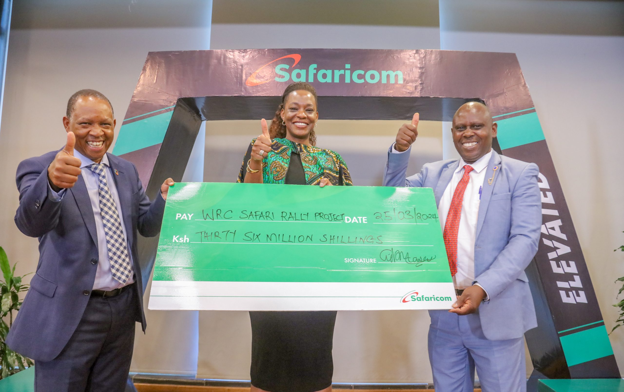 Safaricom Ksh36 Million Boost for 2024 WRC Safari Rally