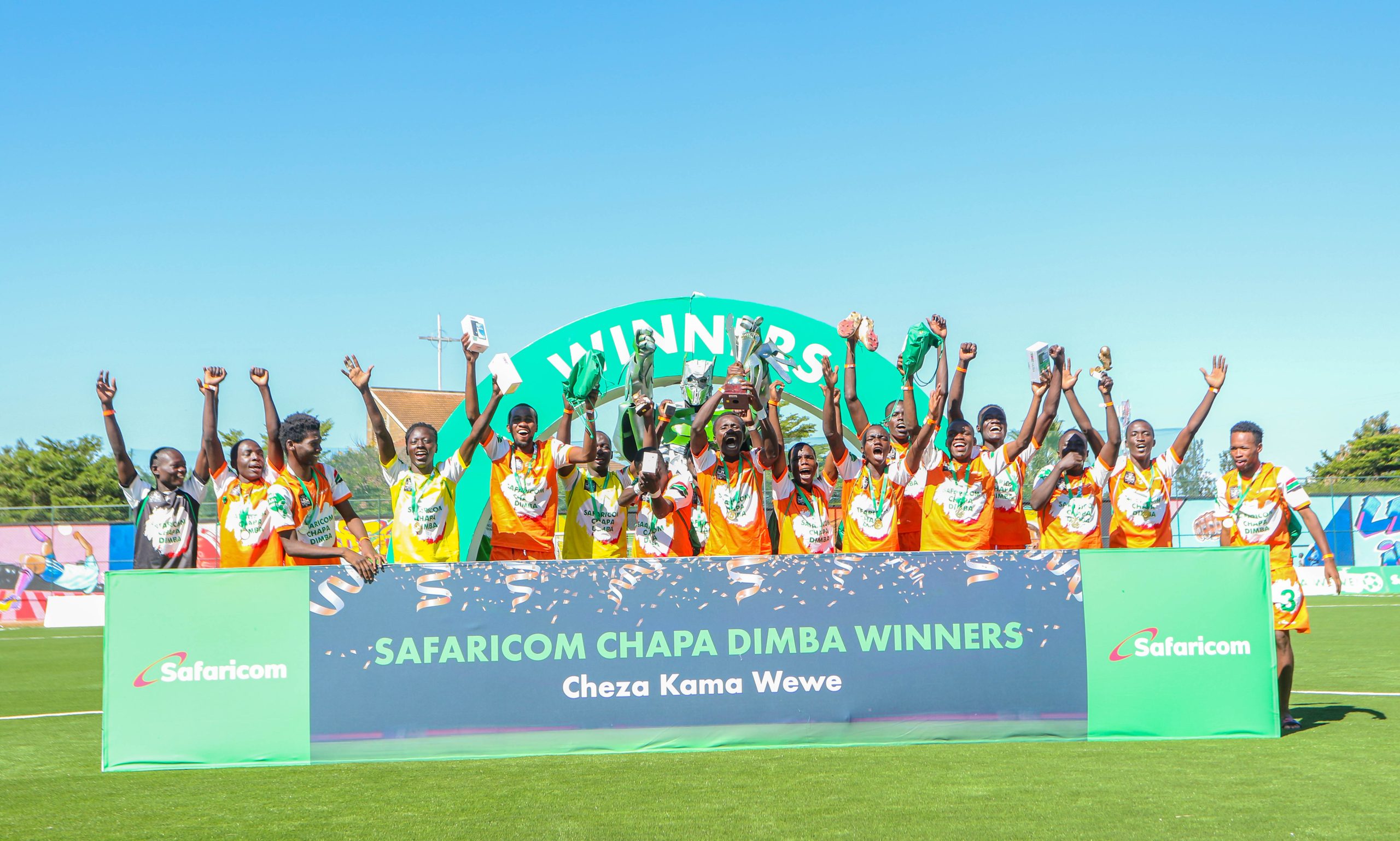Young Kings and Dagoretti Mixed Girls’ Rule Safaricom Chapa Dimba in Nairobi